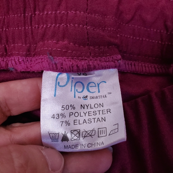 PIPER magenta equestrian tight riding stretch pant - Picture 6 of 7